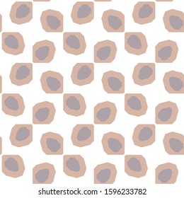 Seamless vector pattern. Background texture in geometric ornamental style.