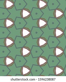 Seamless vector pattern. Background texture in geometric ornamental style.