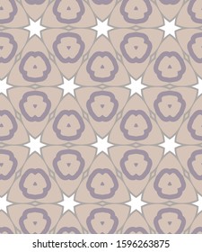 Seamless vector pattern. Background texture in geometric ornamental style.