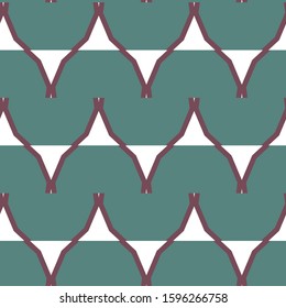 Seamless vector pattern. Background texture in geometric ornamental style.