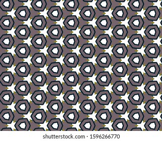 Seamless vector pattern. Background texture in geometric ornamental style.