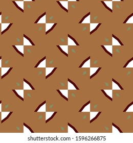 Seamless vector pattern. Background texture in geometric ornamental style.