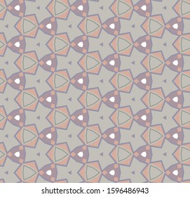 Seamless vector pattern. Background texture in geometric ornamental style.