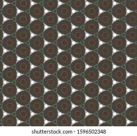 Seamless vector pattern. Background texture in geometric ornamental style.