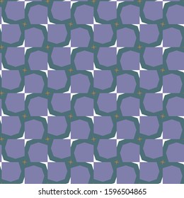 Seamless vector pattern. Background texture in geometric ornamental style.