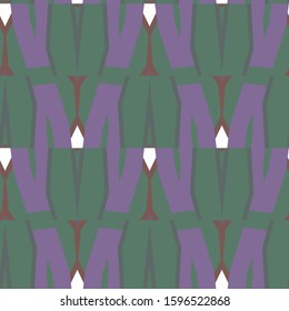 Seamless vector pattern. Background texture in geometric ornamental style.