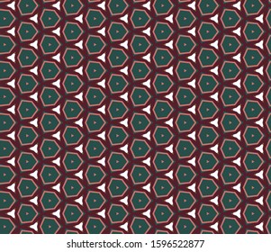 Seamless vector pattern. Background texture in geometric ornamental style.