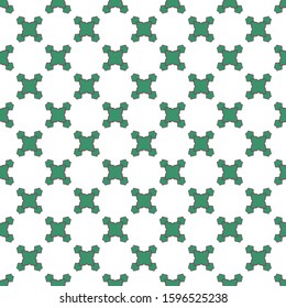 Seamless vector pattern. Background texture in geometric ornamental style.