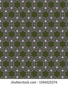 Seamless vector pattern. Background texture in geometric ornamental style.