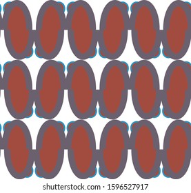 Seamless vector pattern. Background texture in geometric ornamental style.