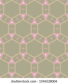 Seamless vector pattern. Background texture in geometric ornamental style.