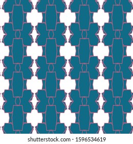 Seamless vector pattern. Background texture in geometric ornamental style.