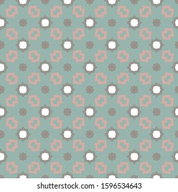 Seamless vector pattern. Background texture in geometric ornamental style.