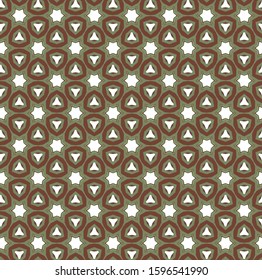 Seamless vector pattern. Background texture in geometric ornamental style.