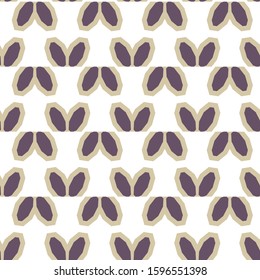 Seamless vector pattern. Background texture in geometric ornamental style.
