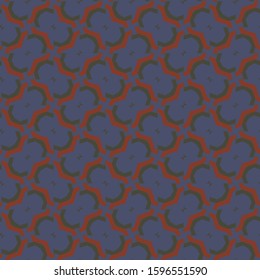 Seamless vector pattern. Background texture in geometric ornamental style.