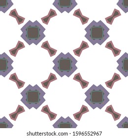 Seamless vector pattern. Background texture in geometric ornamental style.