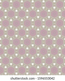 Seamless vector pattern. Background texture in geometric ornamental style.