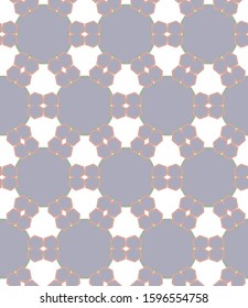 Seamless vector pattern. Background texture in geometric ornamental style.