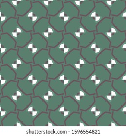 Seamless vector pattern. Background texture in geometric ornamental style.