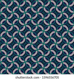Seamless vector pattern. Background texture in geometric ornamental style.