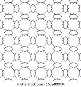 Seamless vector pattern. Background texture in geometric ornamental style.