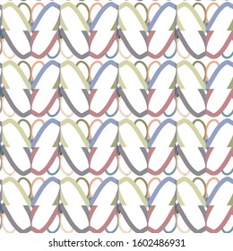 Seamless vector pattern. Background texture in geometric ornamental style.