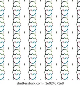 Seamless vector pattern. Background texture in geometric ornamental style.