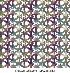 Seamless vector pattern. Background texture in geometric ornamental style.