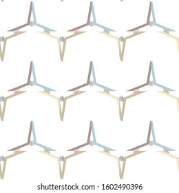 Seamless vector pattern. Background texture in geometric ornamental style.