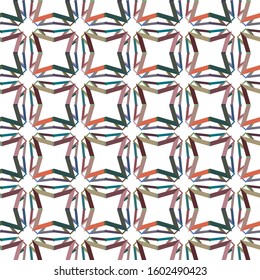 Seamless vector pattern. Background texture in geometric ornamental style.