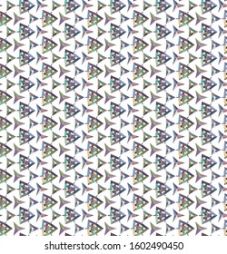 Seamless vector pattern. Background texture in geometric ornamental style.