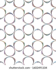 Seamless vector pattern. Background texture in geometric ornamental style.