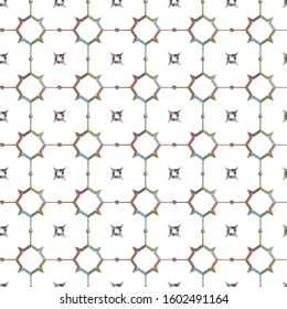 Seamless vector pattern. Background texture in geometric ornamental style.