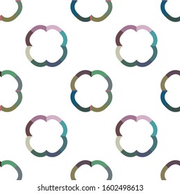 Seamless vector pattern. Background texture in geometric ornamental style.