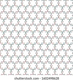 Seamless vector pattern. Background texture in geometric ornamental style.
