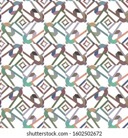 Seamless vector pattern. Background texture in geometric ornamental style.