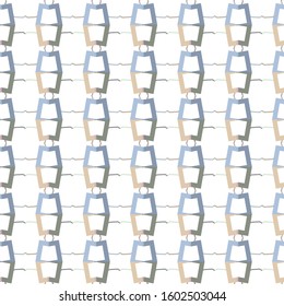 Seamless vector pattern. Background texture in geometric ornamental style.