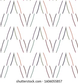 Seamless vector pattern. Background texture in geometric ornamental style.