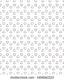 Seamless vector pattern. Background texture in geometric ornamental style.