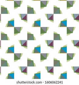 Seamless vector pattern. Background texture in geometric ornamental style.