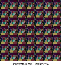 Seamless vector pattern. Background texture in geometric ornamental style.