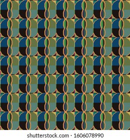 Seamless vector pattern. Background texture in geometric ornamental style.