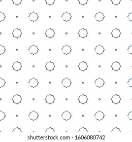 Seamless vector pattern. Background texture in geometric ornamental style.