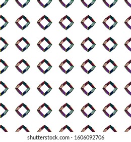 Seamless vector pattern. Background texture in geometric ornamental style.