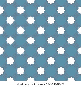 Seamless vector pattern. Background texture in geometric ornamental style.