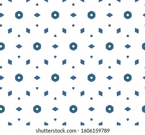 Seamless vector pattern. Background texture in geometric ornamental style.