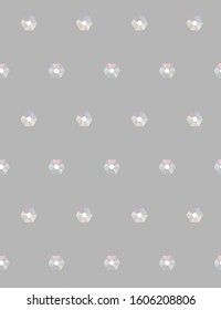 Seamless vector pattern. Background texture in geometric ornamental style.