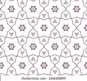 Seamless vector pattern. Background texture in geometric ornamental style.