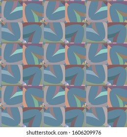 Seamless vector pattern. Background texture in geometric ornamental style.